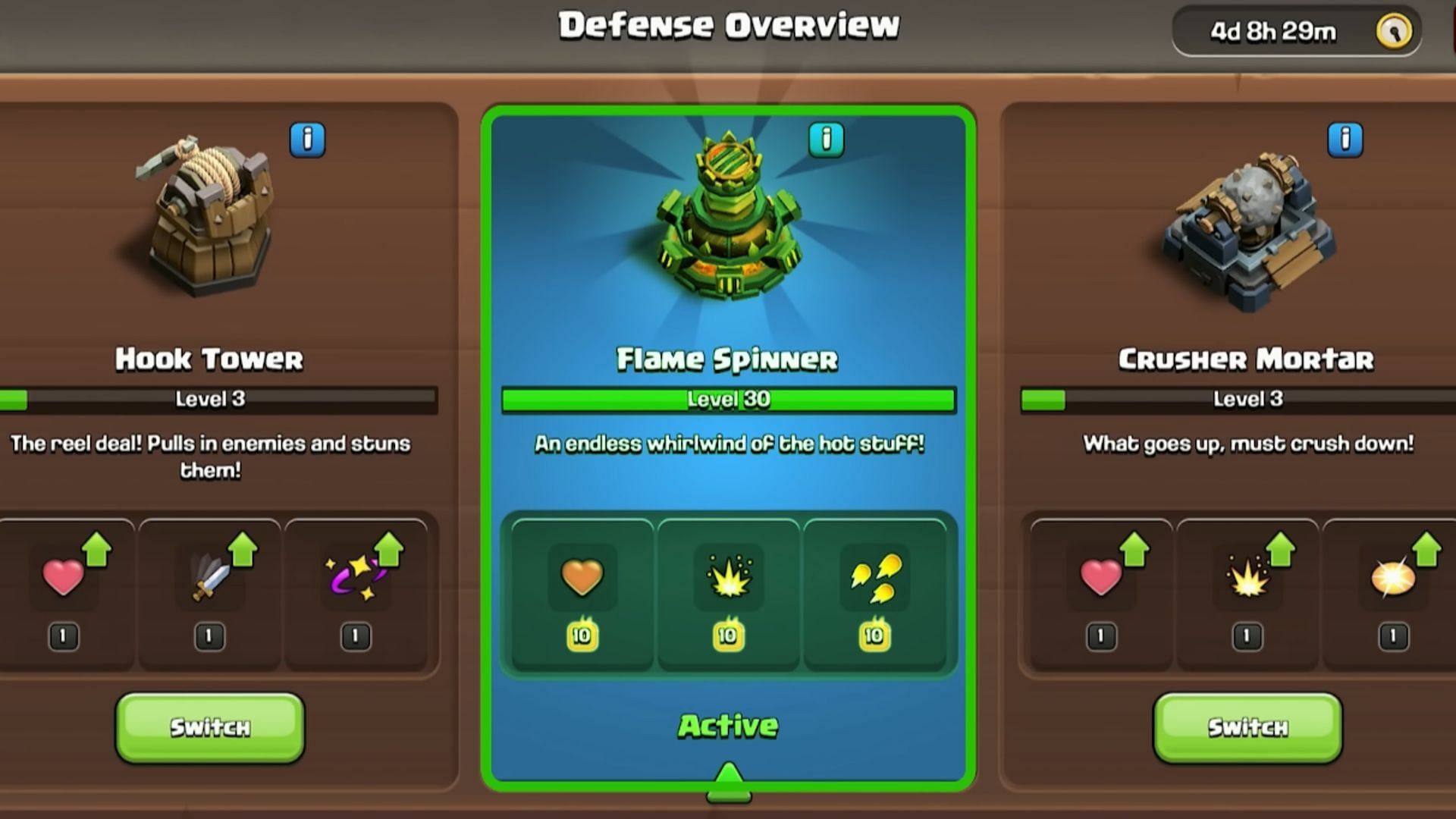 Defense overview (Image via Supercell || Judo Sloth Gaming/YouTube)